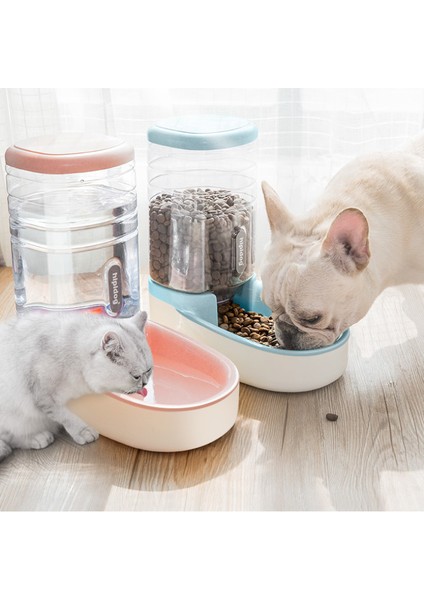 Pembe Gıda Besleyici Tarzı 3.8l 2019 Yln 3.8l Evcil Kedi Otomatik Plastik Köpek Su Şişesi Büyük Kapasiteli Yiyecek ve Su Dağıtıcı Kediler ve Köpekler Mama Kapları (Yurt Dışından) fiyatları