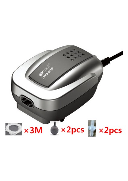 Yemek 3.5W Stilini Ayarla 2W 4W 8W Hava Hava Hava Hava Hava Akvaryum Hava Pompası Balık Tankı Artan Oksijen Pompası Akvaryum Aksesuarları (Yurt Dışından)