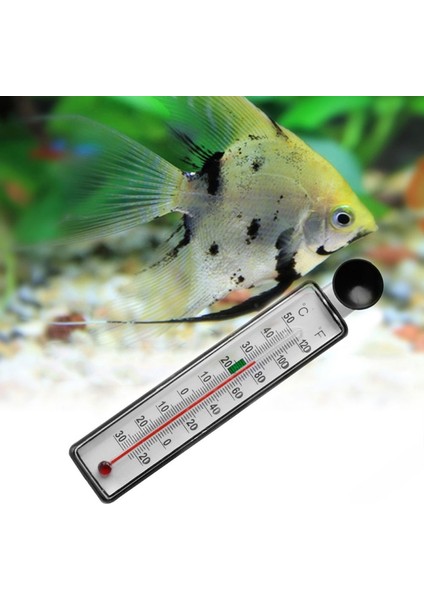 Rastgele Stil 14,5X2.8X1CM Akvaryum Balık Tankı Termometre Cam Ölçer Su Sıcaklık Göstergesi Emme Kupası R9JF (Yurt Dışından) indirimleri