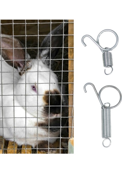 S Tarzı Tel Tavşankuşhamster Için Metal Kafes Kapı Yay Kanca Sağlam Gerilim Sabitleme Yayı (Yurt Dışından) indirimleri