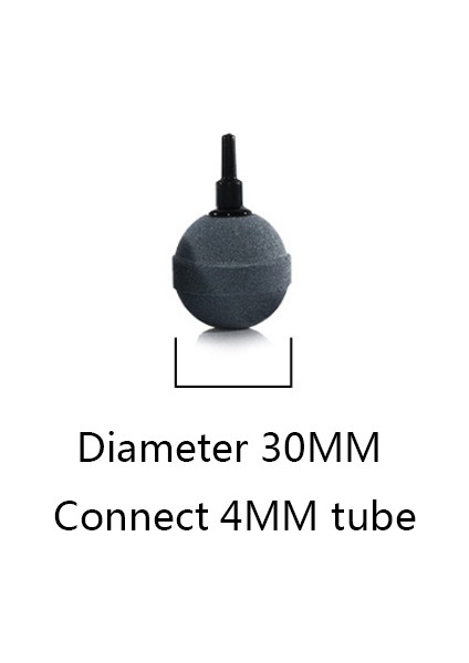 Çap 30MM Stili 4mm Yuvarlak Hava Taşı Akvaryum Balık Tankı Havalandırma Pompası Balon Taşı Yuvarlak Küresel Hava Taşı Hava Pompası (Yurt Dışından)