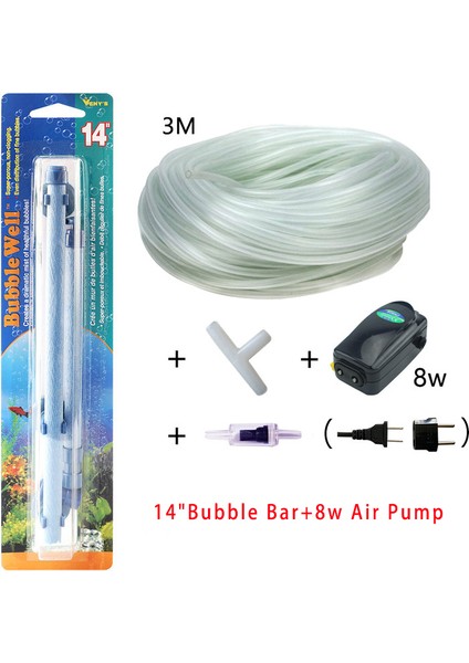 B Stilini Ayarla Akvaryum Havalandırma Cihazı Balon Şerit Hava Pompası Akvaryum Oksijen Pompası Hava Taşları Için Balık Tankları (Yurt Dışından)