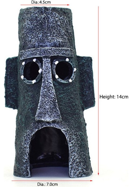 No.3 Tarzı Resim Olarak Akvaryum Dekorasyon Ananas Evi Krusty Krab Squidward Tentacles Balık Tankı Peyzaj Reçine Süs Eşyaları (Yurt Dışından)