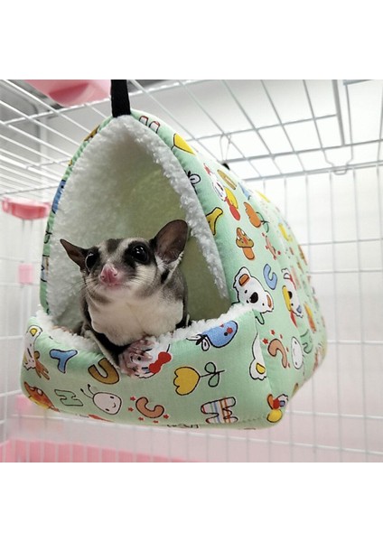 L Tarzı Hamster Hamak Kış Sıcak Peluş Pamuk Küçük Evcil Hayvan Asılı Kafes Uyku Yuvası Yatak Için Kirpi Sincap Kafes Aksesuarları (Yurt Dışından)