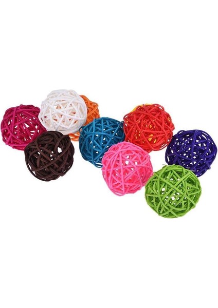 1 Adet Rastgele Renk Stili Kuş Oyuncakları Renkli Hasır Toplar Papağan Oyuncakları Isırma ve Kemirme Oyuncakları Kuş Kafesi Aksesuarları Için Etkileşimli Oyuncaklar (Yurt Dışından) modelleri