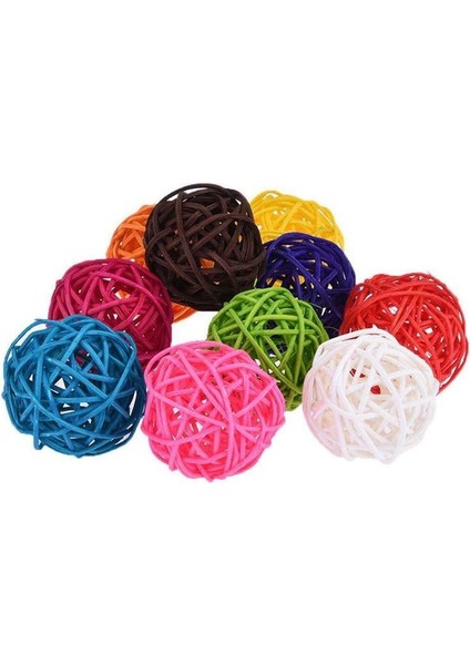 1 Adet Rastgele Renk Stili Kuş Oyuncakları Renkli Hasır Toplar Papağan Oyuncakları Isırma ve Kemirme Oyuncakları Kuş Kafesi Aksesuarları Için Etkileşimli Oyuncaklar (Yurt Dışından) fırsatları