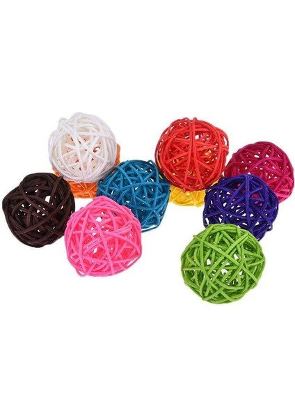 1 Adet Rastgele Renk Stili Kuş Oyuncakları Renkli Hasır Toplar Papağan Oyuncakları Isırma ve Kemirme Oyuncakları Kuş Kafesi Aksesuarları Için Etkileşimli Oyuncaklar (Yurt Dışından) indirimleri