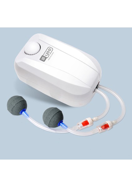 4W Tek Çıkış Stili Yee Sessiz Akvaryum Hava Pompası Oksijenli Akvaryum Hava Kompresörü Balık Tankı Oksijen Pompası Tek Çift Çıkışlı Check Valve ile 220V (Yurt Dışından) fırsatları