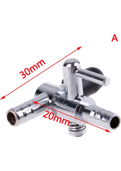 Bir Stil Distribütör Akvaryum Paslanmaz Çelik Kolu Balık Tankı Dayanıklı Oksijen Pompası Aksesuarları Splitter Hava Akış Kontrolü (Yurt Dışından)