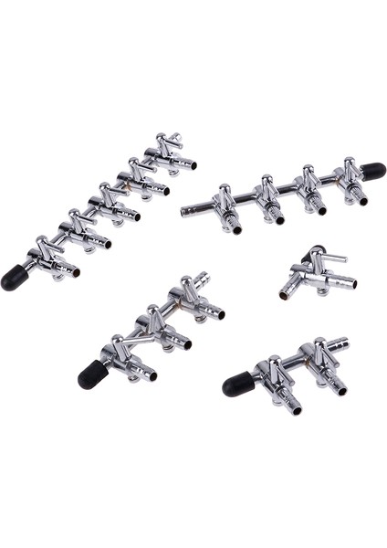 Bir Stil Distribütör Akvaryum Paslanmaz Çelik Kolu Balık Tankı Dayanıklı Oksijen Pompası Aksesuarları Splitter Hava Akış Kontrolü (Yurt Dışından) fırsatları