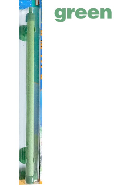 Yeşil Stil 18 Inç (47 Cm) 6 Boyutlu 6 Renkli Balık Tankı Akvaryum Hava Taşı Balon Duvarı Havalandırma Tüpü Oksijen Pompası Difüzör Yüksek Verimlilik (Yurt Dışından)