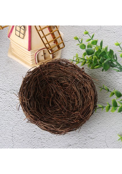 12CM Tarzı Eldiven Yapımı Kurbağa Sarmalı Dokuma Yapay Kuş Yuvası Sahte Yumurtalar Hasır Yuva Ev Dekoru Paskalya Süsü Fotoğrafçılık Aksesuar Hediye (Yurt Dışından) indirimleri