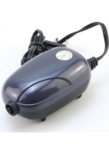 Yeşil Stil Akvaryum Hava Pompası Balık Tankı Mini Kompresör Tek Çift Çıkışlı Kontrol Vanası Tüp Akvaryum Aksesuarları 220V 3W 5W (Yurt Dışından) modelleri