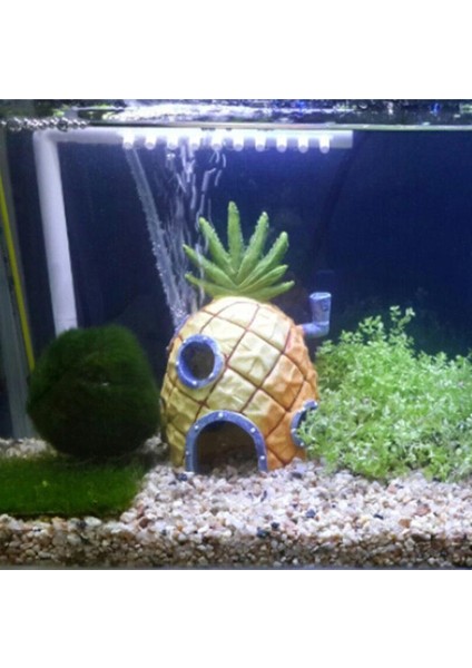 No.2 Tarzı Resim Olarak Akvaryum Dekorasyon Ananas Evi Krusty Krab Squidward Tentacles Balık Tankı Peyzaj Reçine Süs Eşyaları (Yurt Dışından) fiyatları
