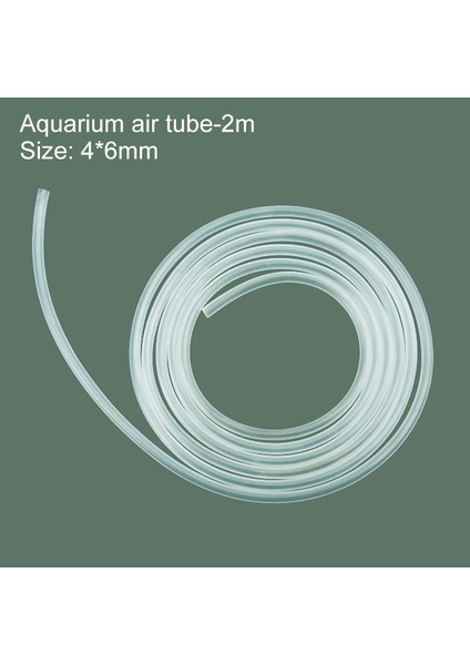 Hava Tüpü 2m Tarzı Akvaryum Hava Pompası Oksijen Hava Balonu Hortumu Balık Tankı Su Manzarası Bükülebilir Hava Taşı Boru Şerit Difüzör Aksesuarları (Yurt Dışından)