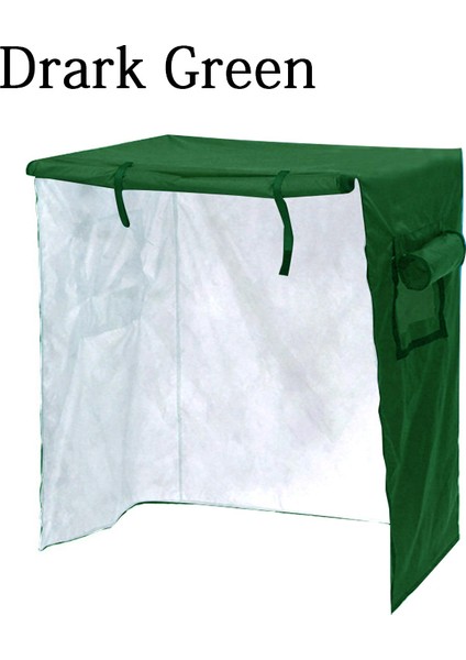 Koyu Yeşil Tarzı 1pc Açık Kuş Kafesi Örtüsü Anti-Yağmur Açık Hayvan Kafesi Tente Kuş Örtüsü Ev Toz Örtüsü Gümüş ve Yağmur Kaplı (Yurt Dışından)