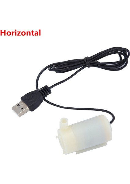 Yatay Stil Mikro Daldırma Pompa Mini Su Pompası Akvaryum Çeşmeleri Dc 3V.5V 100LH Düşük Gürültülü Balık Tankı Oksijenlenme Oksijen (Yurt Dışından)
