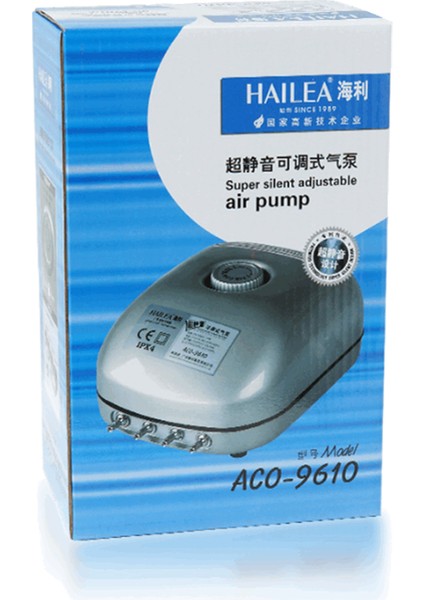 ACO-9601 Stili Ab Adaptör Fişi Yeni Hailea Aco 96 Serisi Yüksek 2W 5W 10W Ayarlanabilir Akvaryum Hava Pompası Balık Tankı Hava Akışı Oksijen Hava Pompası 220V 50Hz (Yurt Dışından) indirimleri