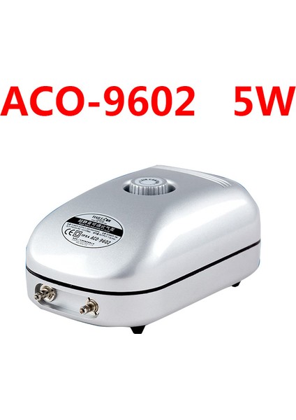 ACO-9602 Stili Ab Adaptör Fişi Yeni Hailea Aco Serisi Yüksek 2W 5W 10W Ayarlanabilir Akvaryum Hava Pompası Balık Tankı Hava Akışı Oksijen Hava Pompası 220V 50Hz (Yurt Dışından)
