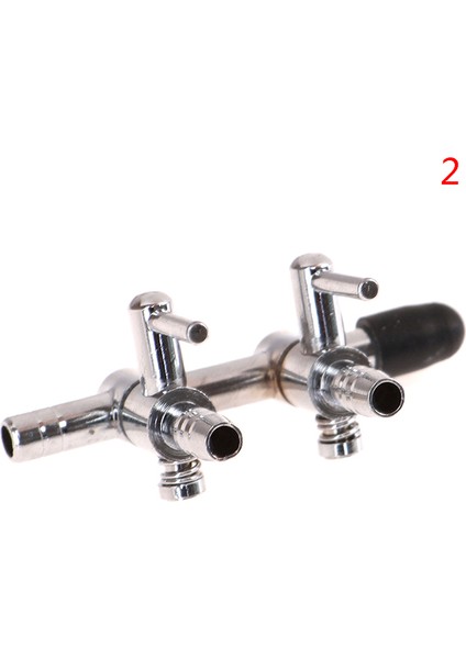 Iki Uç Stili Hava Bölücü Vana Akvaryum Balık Tankı Hava Pompası Akış Bölücü Dağıtıcı Pompası Vana Tap Kolu Kontrol Anahtarı Valf (Yurt Dışından)