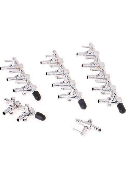 Iki Uç Stili Hava Bölücü Vana Akvaryum Balık Tankı Hava Pompası Akış Bölücü Dağıtıcı Pompası Vana Tap Kolu Kontrol Anahtarı Valf (Yurt Dışından) fırsatları