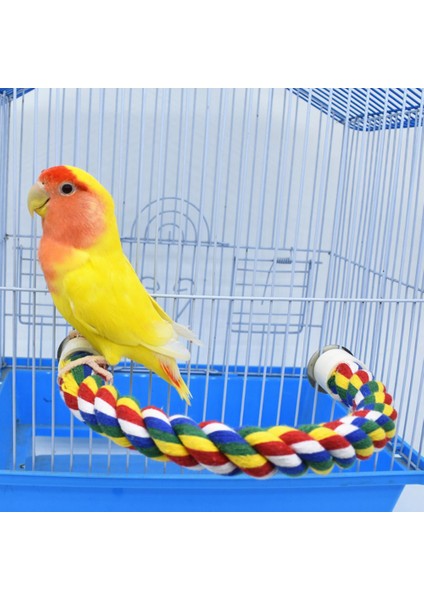 30CM Tarzı Renkli Halat Papağan Kuş Oyuncakları Oturak Çubuğu Kuş Kafesi Standı Spiral Tüy Takviyesi Kuş Standı Muhabbet Kuşu (Yurt Dışından) modelleri