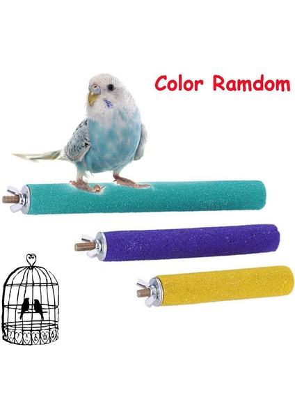 18X1.5CM Tarzı Sıcak Ahşap Kuş Kafesi Papağan Oyuncakları Tırmanma Çubukları Pençe Törpüleme Istasyon Platformu Isırıklar Için Muhabbet Kuşu Fare Hamsterler Rastgele Renk (Yurt Dışından) fiyatları