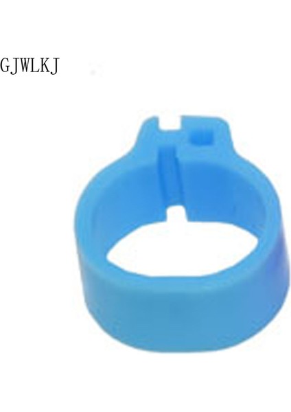 8mm Açık Mavi Stil Kuş Ayak Halkası Evcil Kuş Taşıyıcı Güvercin Papağan 10 Renkli Hayvan Malzemeleri (Yurt Dışından)