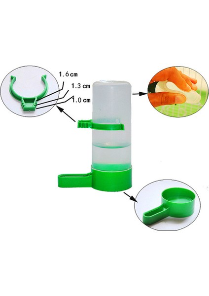 L Suluk Stili Muhabbet Kuşu, Muhabbet Kuşu, Muhabbet Kuşu, Saka Papağanı, Muhabbet Kuşu Için Otomatik Papağan Içme ve Klipsli Mama Su Dağıtıcısı Kafes Için Mama Su Dağıtıcısı (Yurt Dışından) modelleri