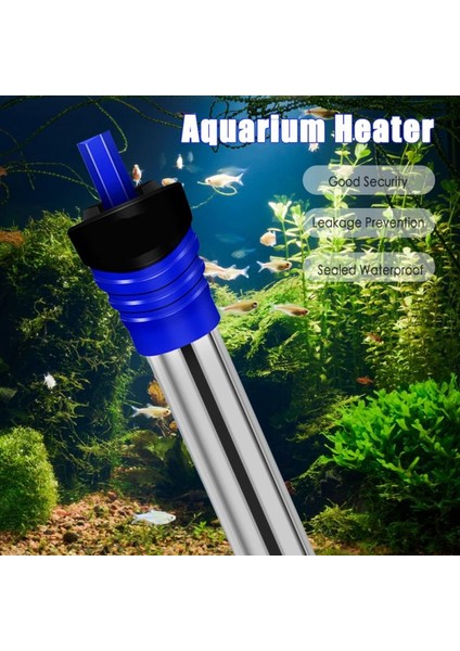 110V Abd 50W Stili Paslanmaz Çelik Akvaryum Isıtıcı Ayarlanabilir Daldırma Termostat Isıtma Çubuğu Balık Tankı Için (Yurt Dışından) fiyatları