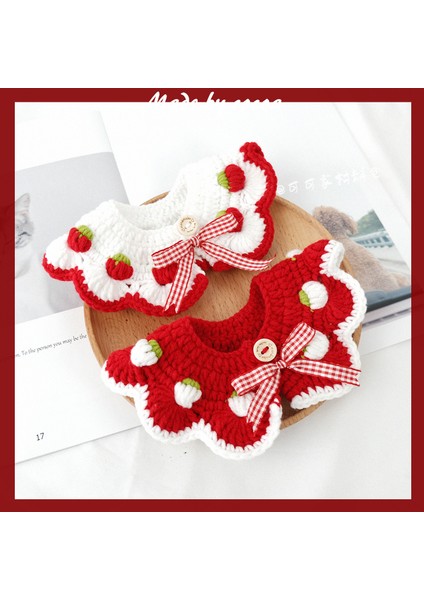 No.2 Tarzı 27-37CM Şirin El Dokuma Kedi ve Köpek Tasma Yün Örme Kedi Tasma Sevimli Kedi ve Köpek Kolye Evcil Hayvan Tasma (Yurt Dışından) fiyatları