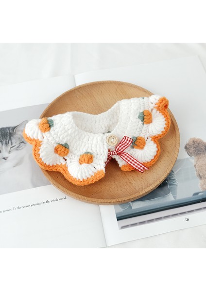 No.2 Tarzı 27-37CM Şirin El Dokuma Kedi ve Köpek Tasma Yün Örme Kedi Tasma Sevimli Kedi ve Köpek Kolye Evcil Hayvan Tasma (Yurt Dışından) fırsatları