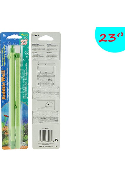 Yeşil 23 Stil Akvaryum Hava Pompası Aksesuarı Oksijen Hava Kabarcıklı Boru Balık Tankı Güzel Manzara Kabarcıklı Duvar Hava Borusu Ihtiyacı Pompası (Yurt Dışından)