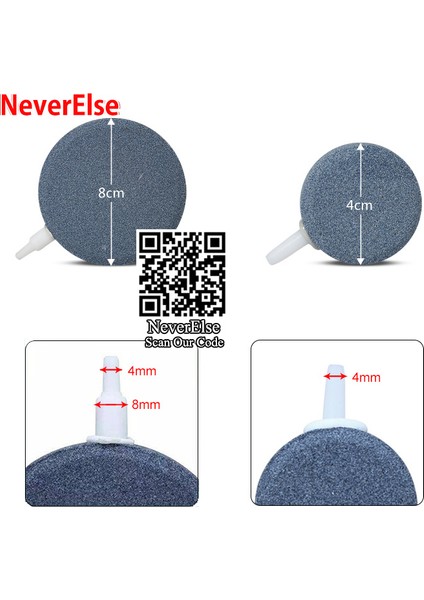 Çap 6cm Tarzı Resim Olarak Akvaryum Balık Tankı Pompası Hidroponik Oksijen Kaynağı Tabaka Hava Pompası Aksesuarları Için Çap cm Hava Kabarcık Taşı Aeratör (Yurt Dışından) indirimleri