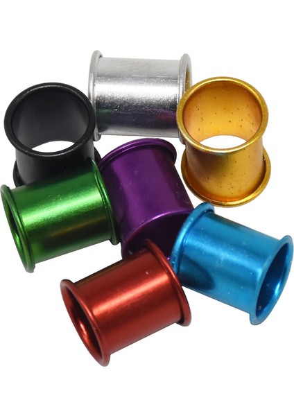 Gümüş Tarzı Güvercin Ayak Halkaları Alüminyum Halka Kuş Kimlik Araçları 7 Renk Kuş Araçları (Yurt Dışından) modelleri