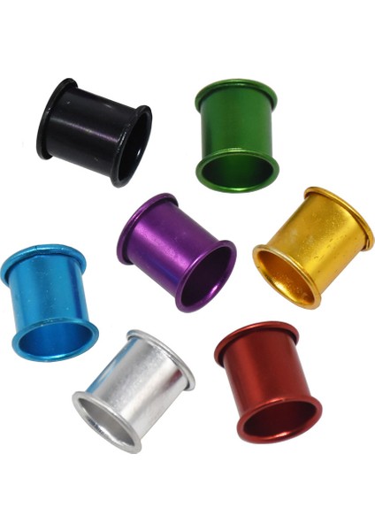 Gümüş Tarzı Güvercin Ayak Halkaları Alüminyum Halka Kuş Kimlik Araçları 7 Renk Kuş Araçları (Yurt Dışından) fırsatları