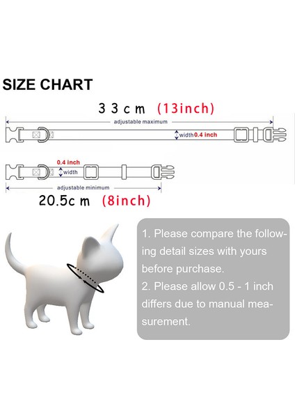 Siyah-Siyah Tarzı 8-13 Inç Kedi Tasmalı Özel Kişiselleştirilmiş Kimlik Ücretsiz Gravür Köpek Tasmalı Güvenlik Kopması Ayarlanabilir Yavru Kediler Kolye (Yurt Dışından) fırsatları