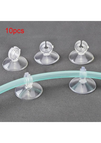 10'lu Paket Stili Plastik Akvaryum Emme Kupası Tutucu Balık Tankı Emici Hortum Tutucu Akvaryum Aksesuarı (Yurt Dışından) fiyatları