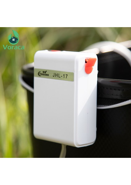 Siyah Stil L Beden Güçlü Hava Pompası Süper Sessiz USB Şarj Edilebilir Lityum Pil Gücü Oksijen Kompresörü Akvaryum Balık Tankı Dış Mekan Balıkçılık (Yurt Dışından)