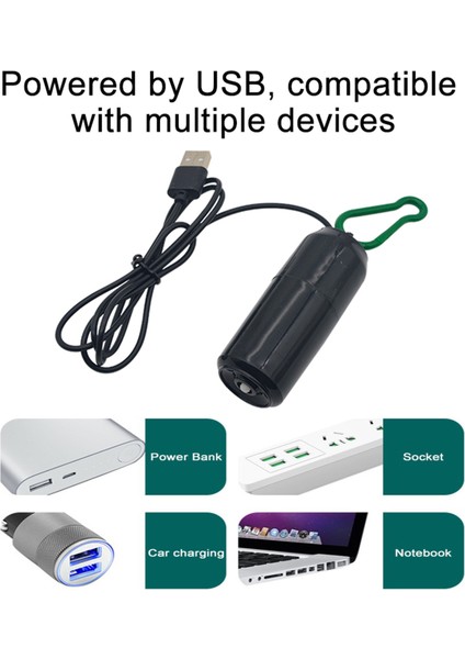 Yeşil Stil Akvaryum Oksijen Hava Pompası Balık Tankı USB Sessiz Hava Kompresörü Aeratör Taşınabilir Mini Küçük Oksijenator Akvaryum Aksesuarları 5V 1W (Yurt Dışından) fırsatları