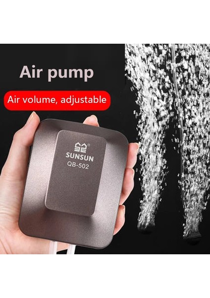 3W Aksesuar Stili Küçük Balık Tankı Akvaryum Hava Pompası Oksijen Pompası Balık Üretimi Havalandırma Pompası Aeratör Ultra-Sessiz Oksijen Pompası (Yurt Dışından) fiyatları