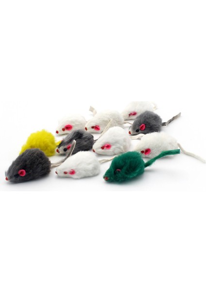Yanlış Fare Stili Pawstrip Tavşan Kürkü Sahte Fare Pet Kedi Oyuncakları Tüy Gökkuşağı Top Oyuncak Kediler Kedinler Için Eğlenceli Oyuncağı (Yurt Dışından) modelleri