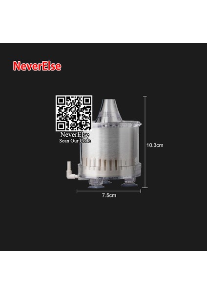 No.2 10.3cm Stili Resim Olarak Balık Tankı Akvaryum Filtre Pompası Mekanik Filtre Su Perisi Çim Tankı Biyokimyasal Anti-Gaz Kaldırma Yedek Pamuk Sünger (Yurt Dışından)