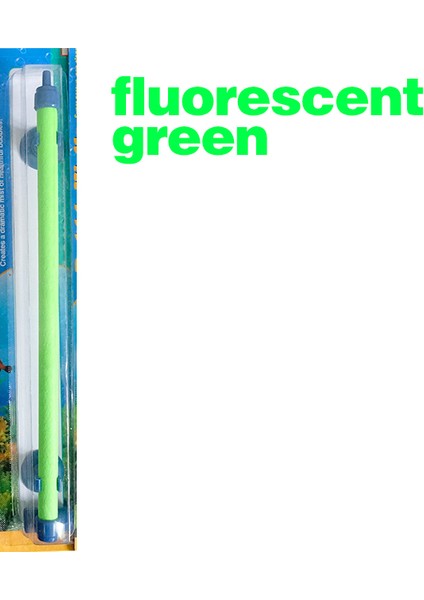 Floresan Yeşil Stil 10 Inç (24 Cm) 6 Boyutlu 6 Renkli Balık Tankı Akvaryum Hava Taşı Balon Duvarı Havalandırma Tüpü Oksijen Pompası Difüzör Yüksek Verimlilik (Yurt Dışından)