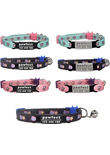 Mavi-Şerit Stili 8-13 Inç Kedi Tasmalı Özel Kişiselleştirilmiş Kimlik Ücretsiz Gravür Köpek Tasmalı Güvenlik Kopması Ayarlanabilir Yavru Kediler Kolye (Yurt Dışından) modelleri