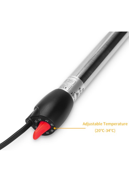 HX-233-50W Stili Ab Fişi Akvaryum Isıtıcı Daldırılabilir Kaplumbağa Balık Tankı Otomatik Su Isıtıcı Sabit Sıcaklık Isıtma Çubuğu Termostat Aquario 220V (Yurt Dışından)