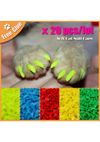 Gül Tarzı L Beden Yeni Renkli Kedi Tırnağı Yumuşak Pençe Tırnak Kapağı Pençe Kapağı Evcil Hayvan Tırnağı Kapağı Ücretsiz Yapıştırıcı Tutkalı + Aplikatör ile (Yurt Dışından) fiyatları