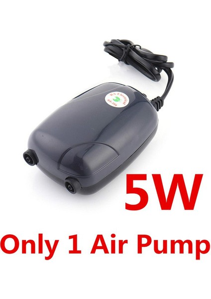 5W-ÇIFT Stil Ab Fişi 220V Sessiz Akvaryum Hava Pompası Mini Su Ürünleri Hava Kompresörü Balık Tankı Oksijen Yapıcı Pompası Akvaryum Aksesuarları Tek Çift Çıkışlı (Yurt Dışından)