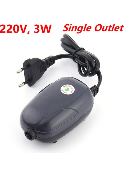 5W-ÇIFT Stil Ab Fişi 220V Sessiz Akvaryum Hava Pompası Mini Su Ürünleri Hava Kompresörü Balık Tankı Oksijen Yapıcı Pompası Akvaryum Aksesuarları Tek Çift Çıkışlı (Yurt Dışından) modelleri