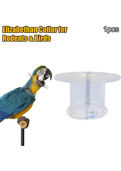 M Tarzı Kuş Koruyucu Boncuk Papağan Yaka Tüy Yeme Halkası Tüy Çekme Tüy Koparma Yaka Elizabethan Yaka Kemiriciler ve Bi - (Yurt Dışından) fiyatları